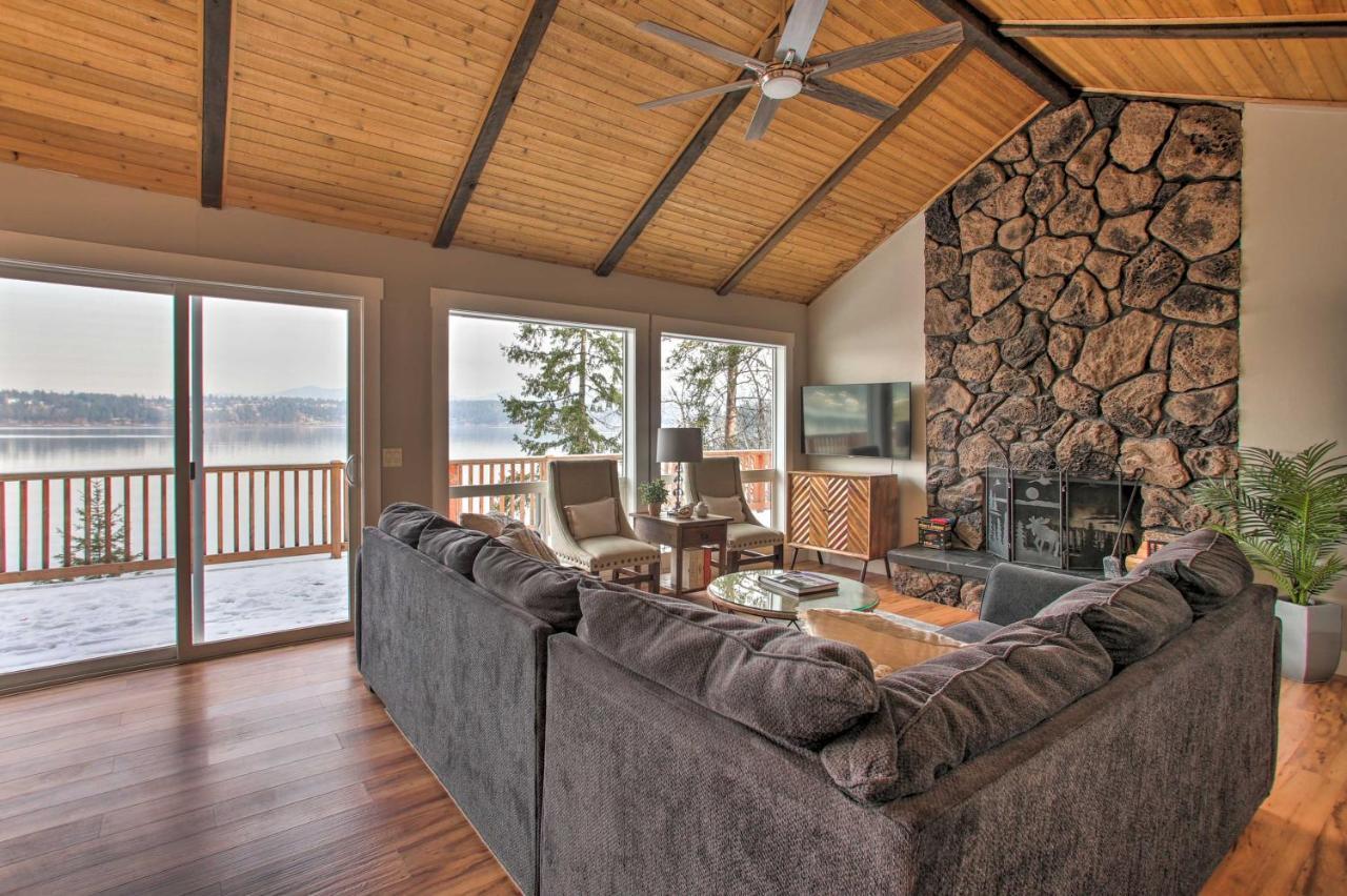 Hillside Home With Dock About 8 Mi To Coeur Dalene! Hayden Lake Ngoại thất bức ảnh