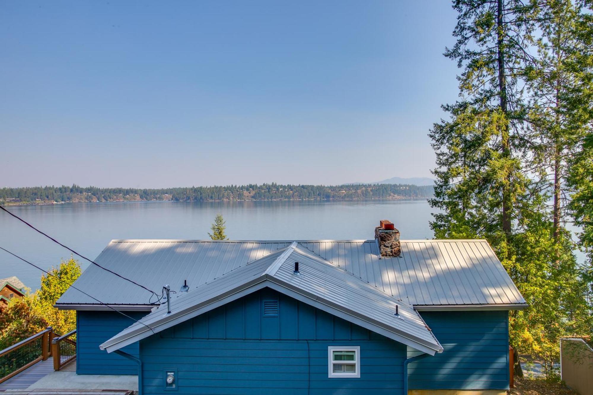 Hillside Home With Dock About 8 Mi To Coeur Dalene! Hayden Lake Ngoại thất bức ảnh