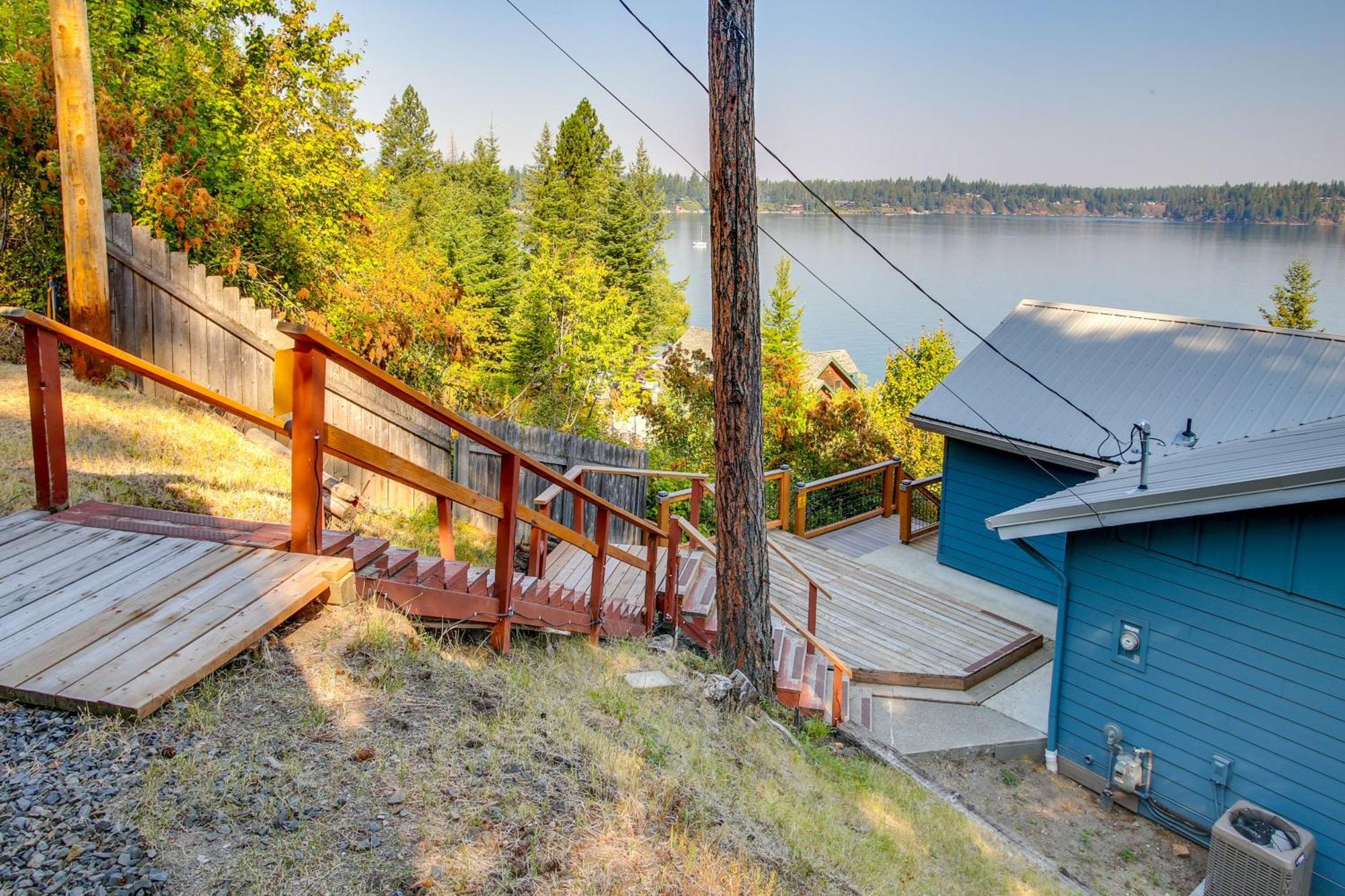 Hillside Home With Dock About 8 Mi To Coeur Dalene! Hayden Lake Ngoại thất bức ảnh